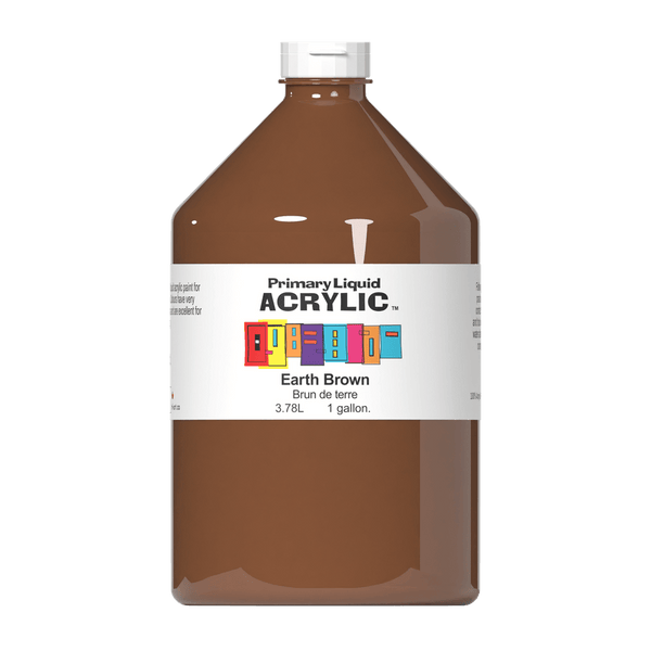 Primary Liquid Acrylic - Earth Brown