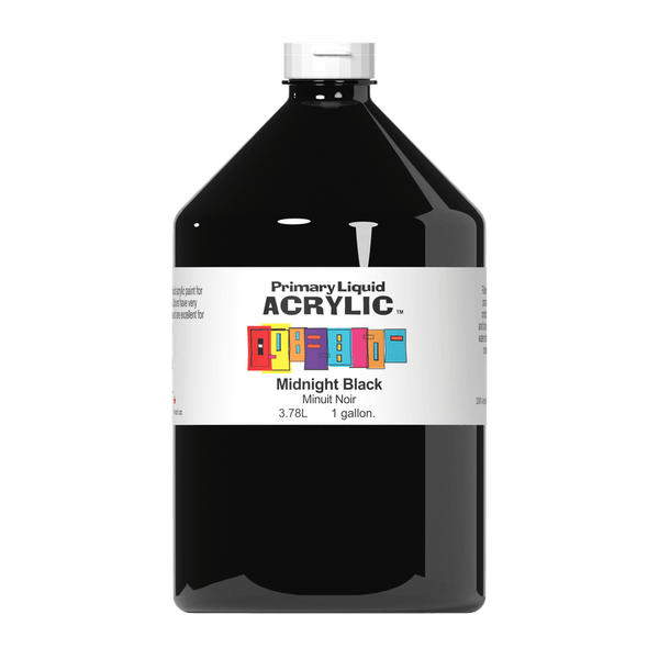 Primary Liquid Acrylic - Midnight Black