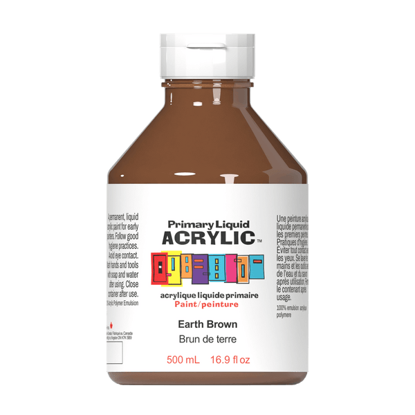 Primary Liquid Acrylic - Earth Brown