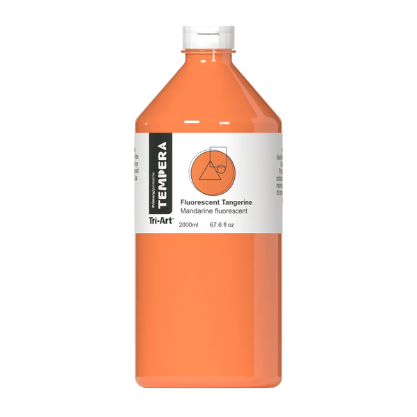 Primary Liquid Tempera - Fluorescent Tangerine