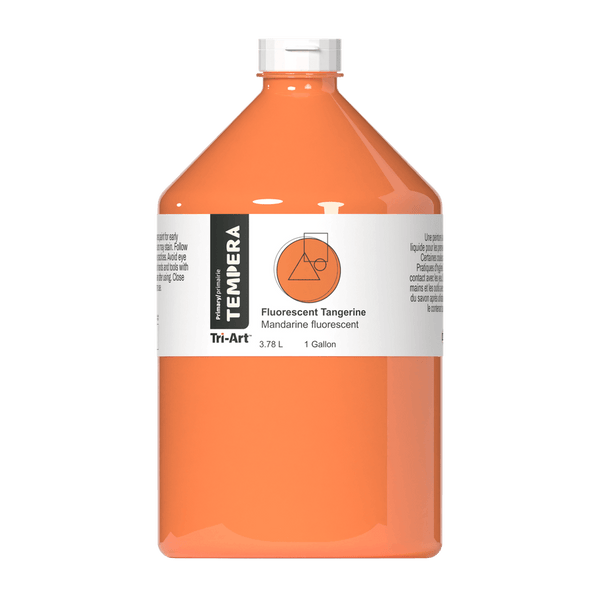 Primary Liquid Tempera - Fluorescent Tangerine