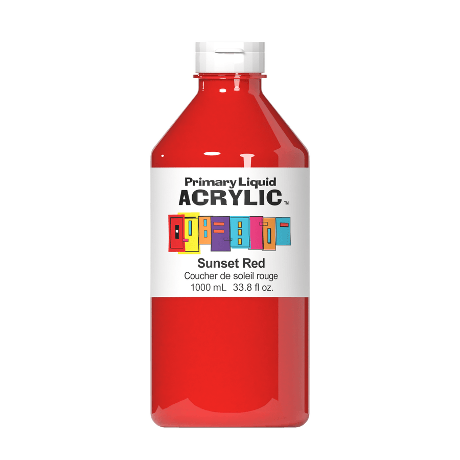 Primary Liquid Acrylic - Sunset Red
