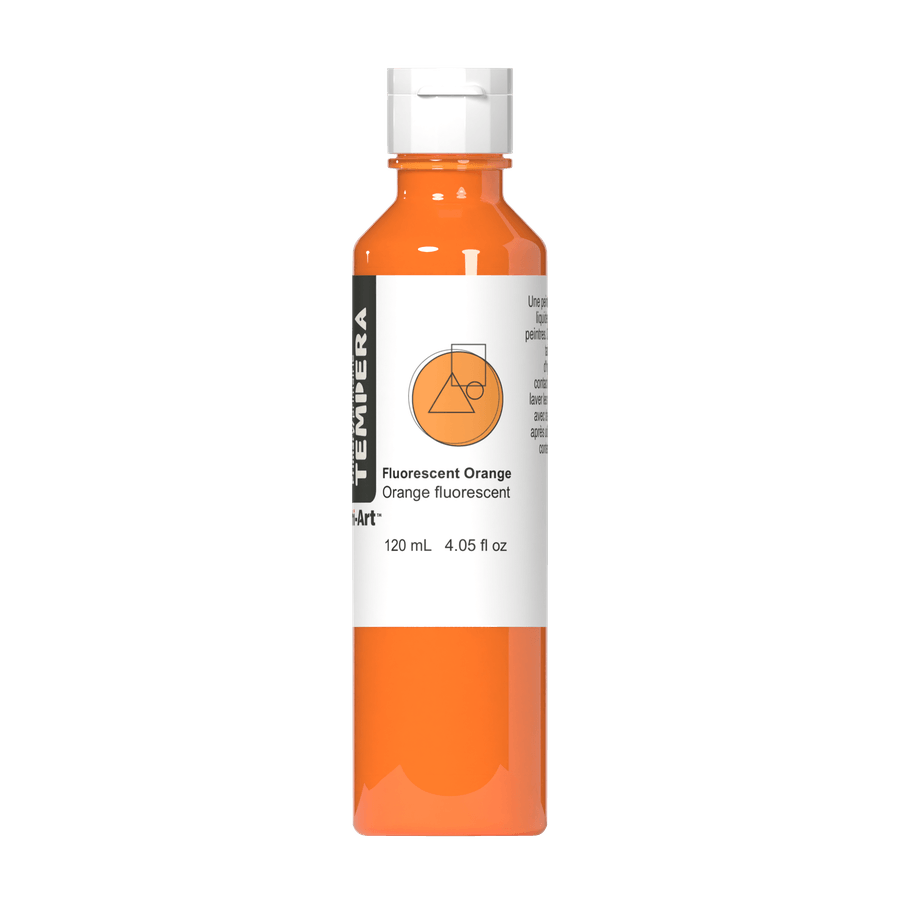 Primary Liquid Tempera - Fluorescent Orange