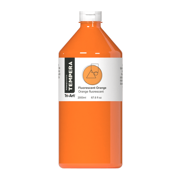 Primary Liquid Tempera - Fluorescent Orange