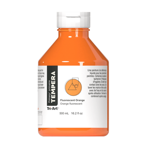 Primary Liquid Tempera - Fluorescent Orange