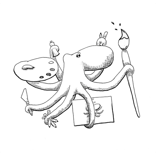 Octopus Art Box